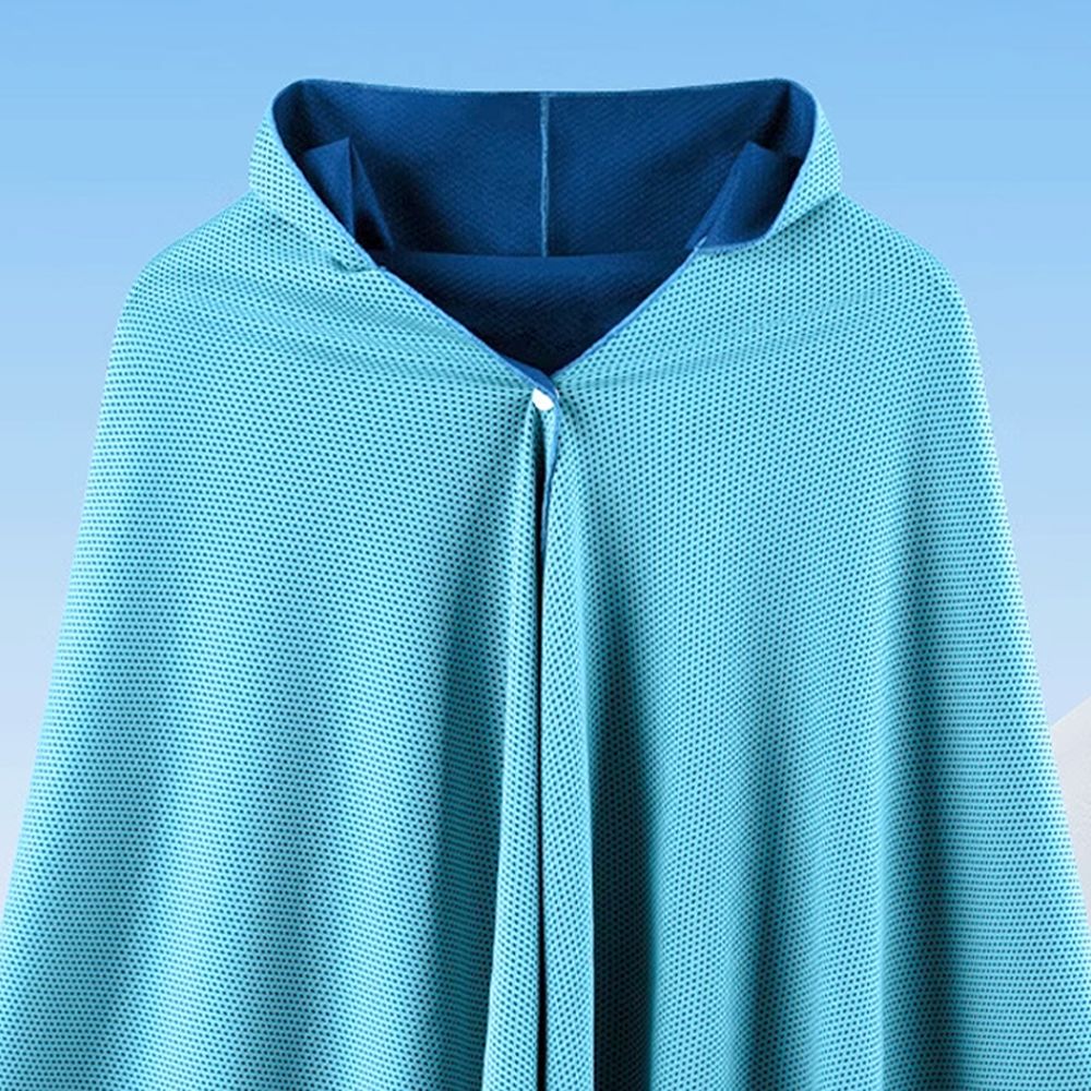 후드 비치 타올 쿨링 극세사 스포츠 물놀이 대형 타올