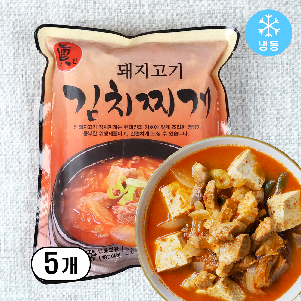 연주푸드 얼큰한 진 돼지고기 김치탕 김치찌개 500g 5개 - 상품 이미지