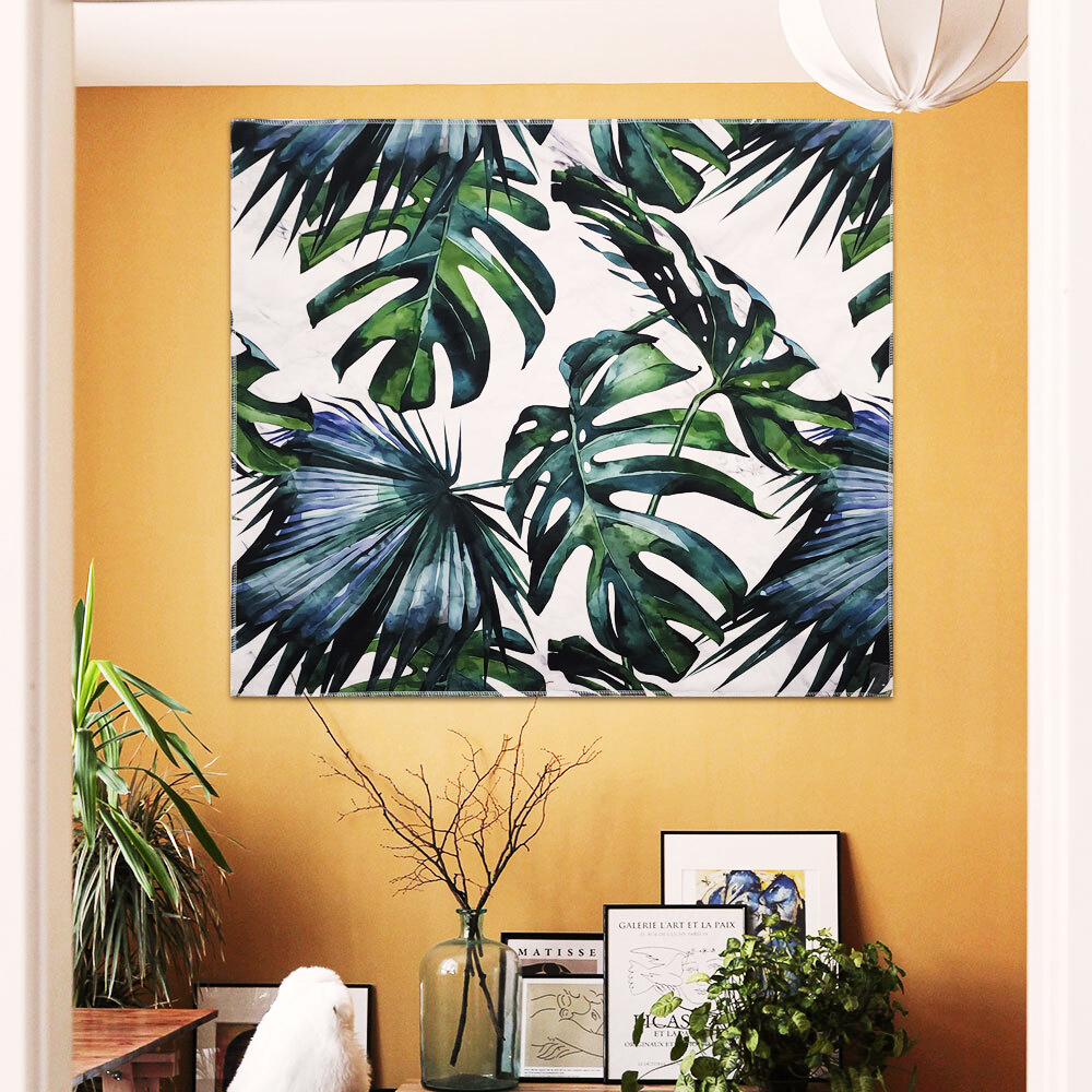 인테리어용 그림 패브릭 벽장식 그림천 가림막 M 가림천 테피스 트리 액자 현관 명화