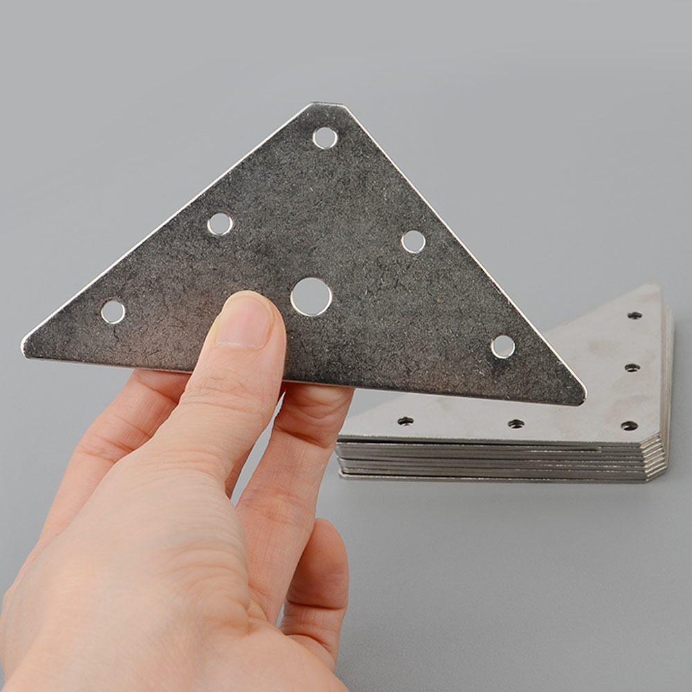 다목 적평철 10P 다목적 삼각형 형평철 꺽쇠 보강 철물 코너철 연결 DIY - 상품 이미지