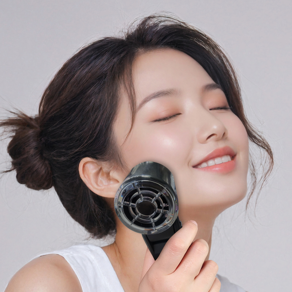 미오닉 냉각 손선풍기 100단 급속냉각 5200mAh 휴대용 손풍기 상품 이미지