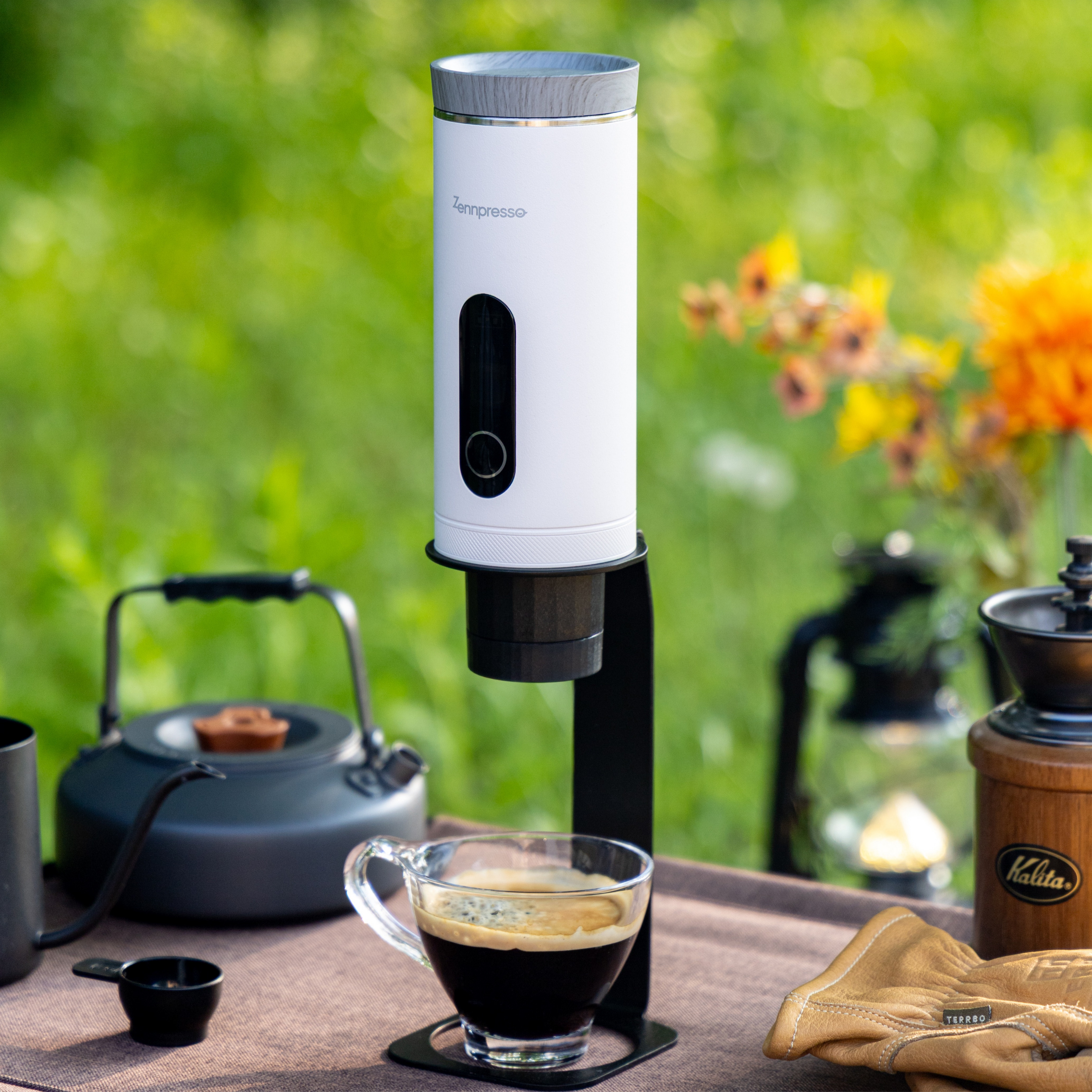 젠프레소 휴대용 커피머신 네스프레소 캡슐 호환 에스프레소 아웃도어 캠핑커피 가정용 사무실