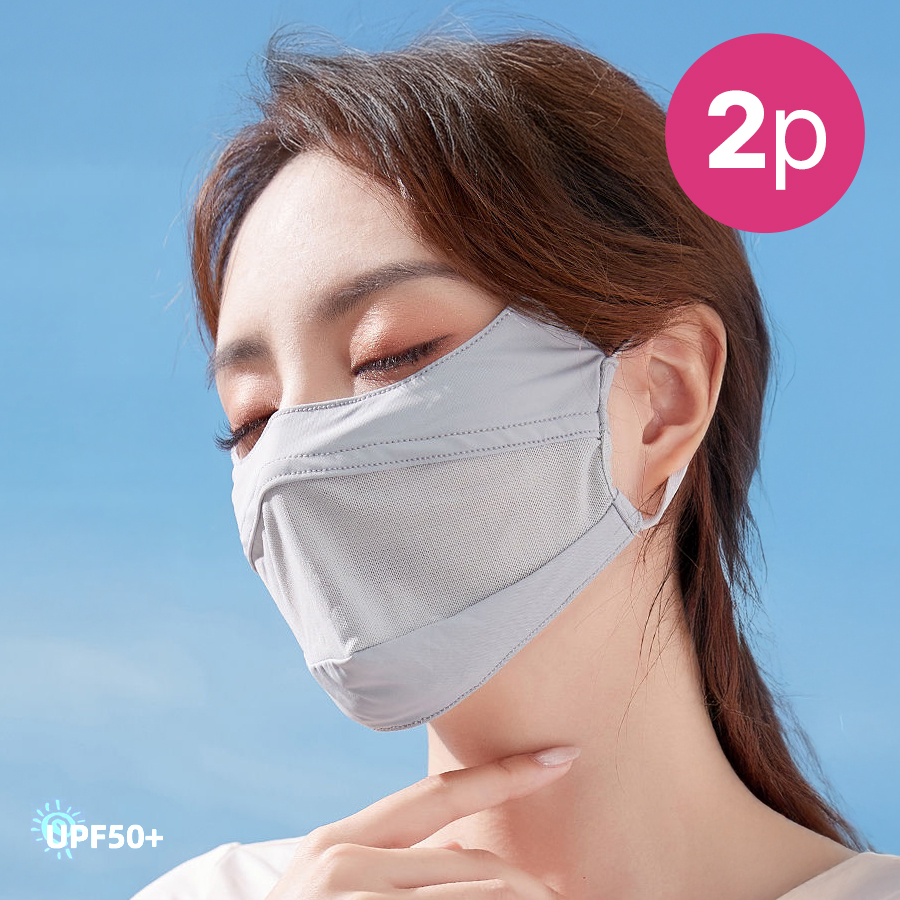 1+1 이즈코리아 숨쉬기 편한 브리즈 메쉬마스크 자외선차단 야외활동 스포츠프용 - 상품 이미지
