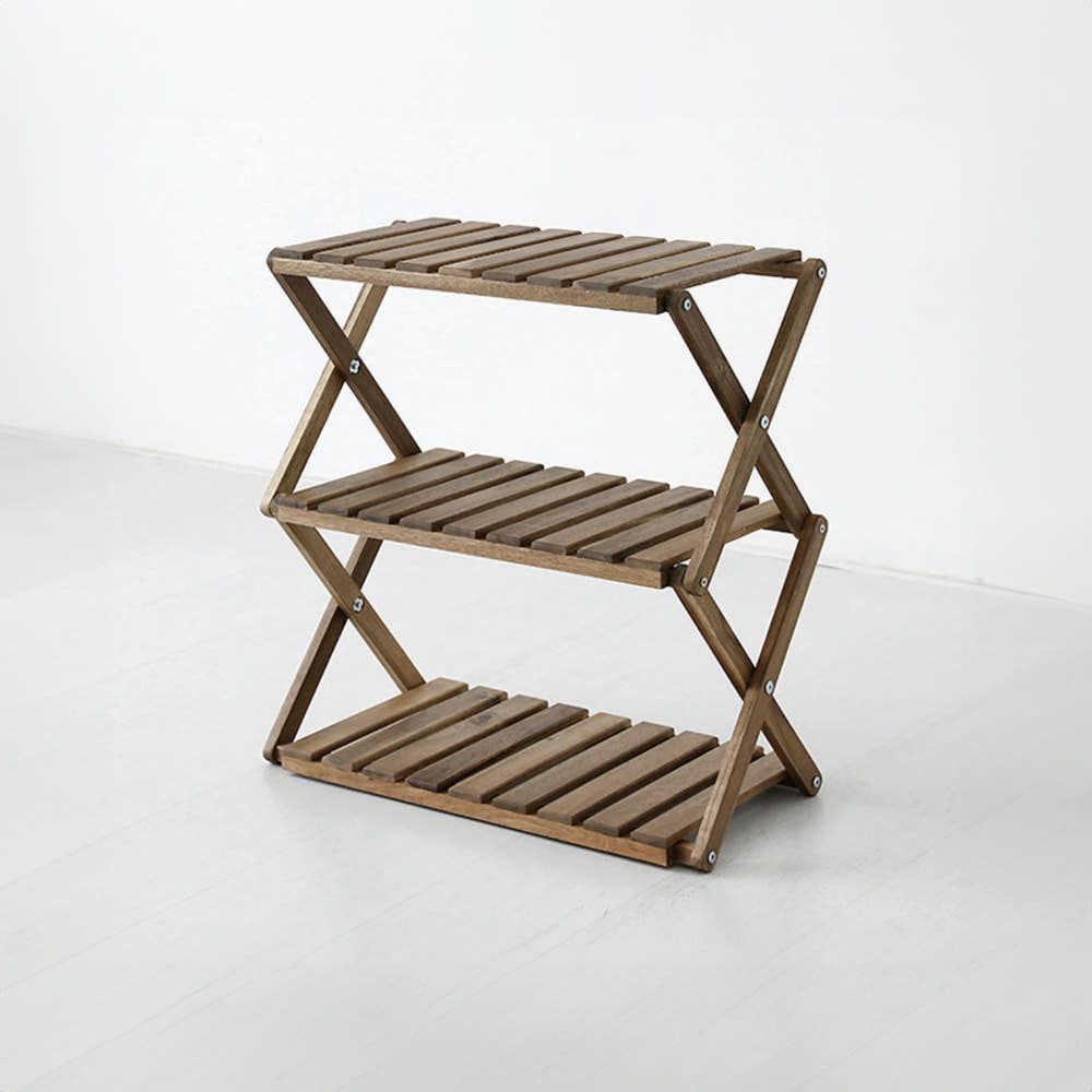 TANG 선반 600 넓은 3단 아카시아 600x305x657mm, 3단, 브라운 1379.2924 - 메인 이미지