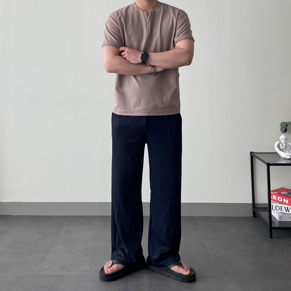 남자무지반팔티 오버핏반팔 - 상세 이미지 4