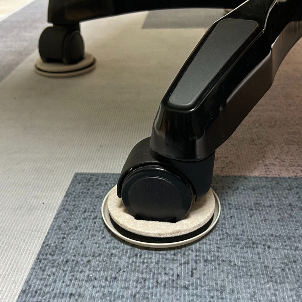 의자 바퀴 고정 ABS 의자발캡 화이트 5P 커버 고정캡