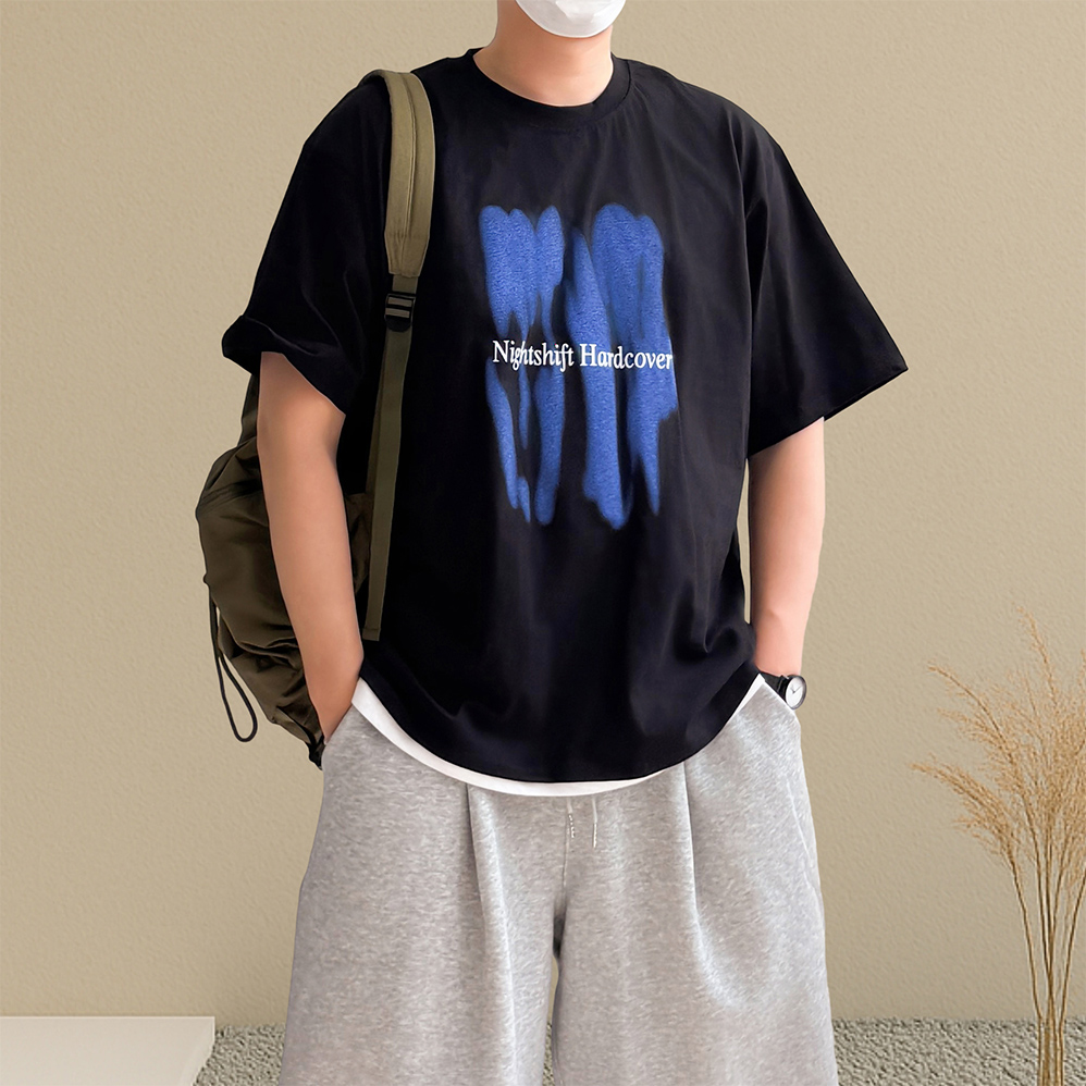 20수반팔티 쿨반팔티 어깨넓어보이는옷 - 상세 이미지 4