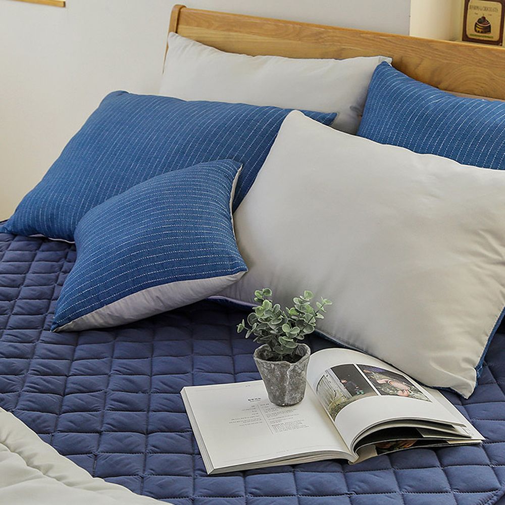 사각 퀼팅 누빔 패드 침대 커버 덮개 슈퍼 싱글 퀸 매트리스