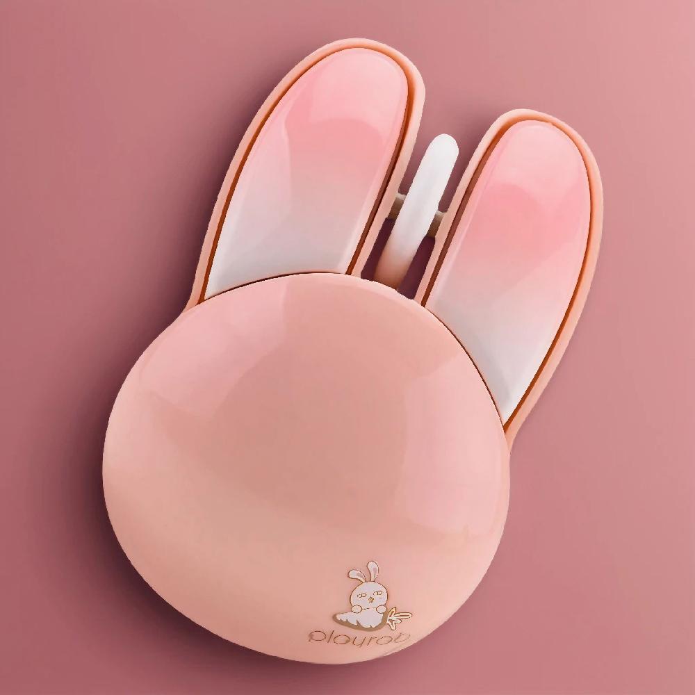 무선 듀얼모드 토끼 마우스 블루투스 M6 귀여운 컴퓨터용 bying24 밀크티(2.4G) - 상품 이미지