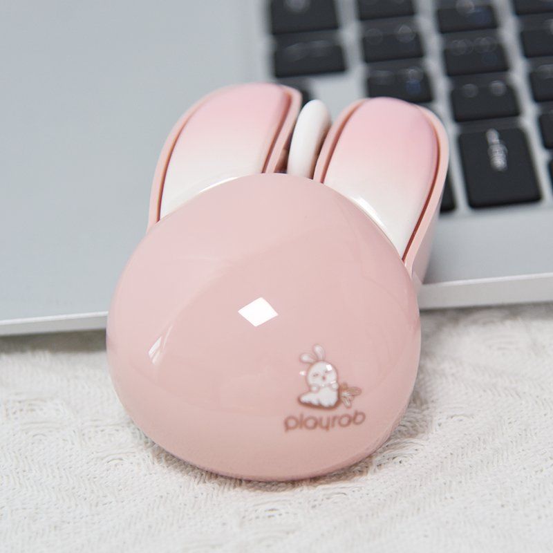 무선 듀얼모드 토끼 마우스 블루투스 M6 귀여운 컴퓨터용 bying24 밀크티(2.4G) - 상세 이미지 3