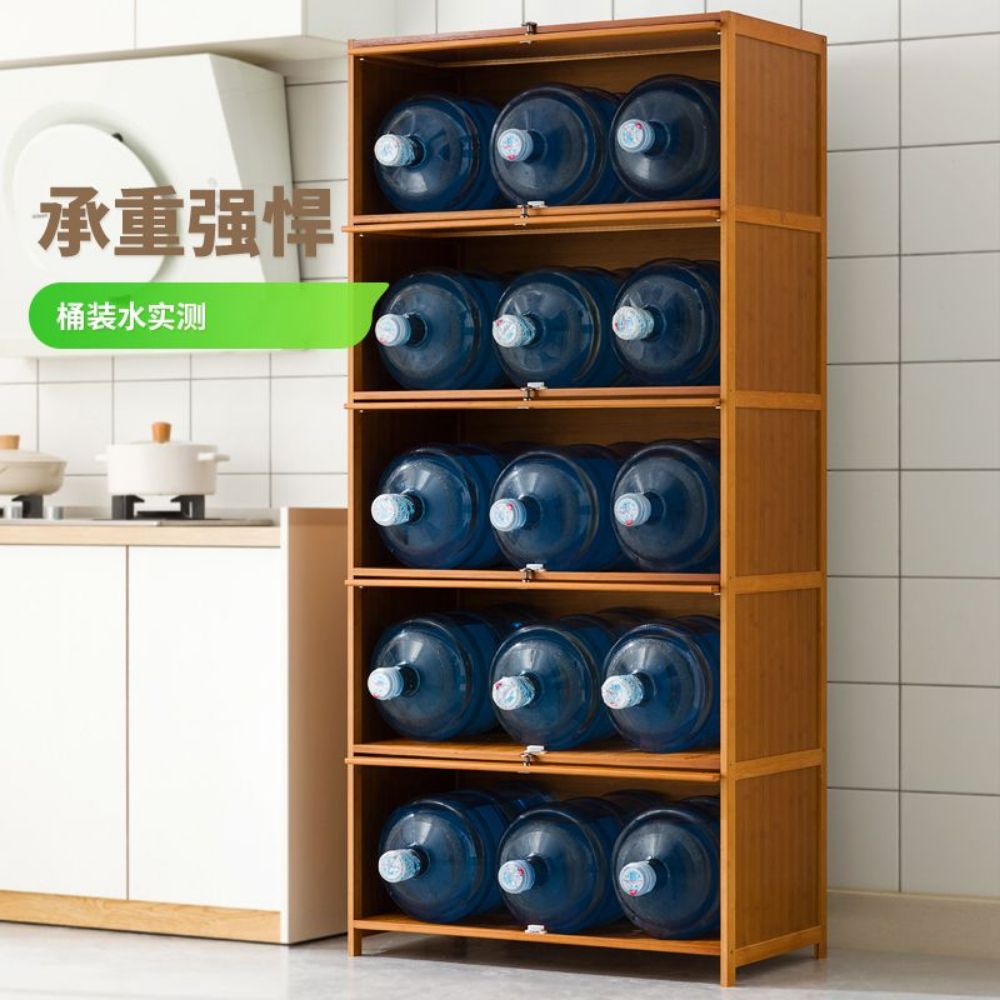 옛날 그릇장 수납 카페장 원목 다기 36장 차콜 찻장 찬장 선반 창홍 - 상세 이미지 4
