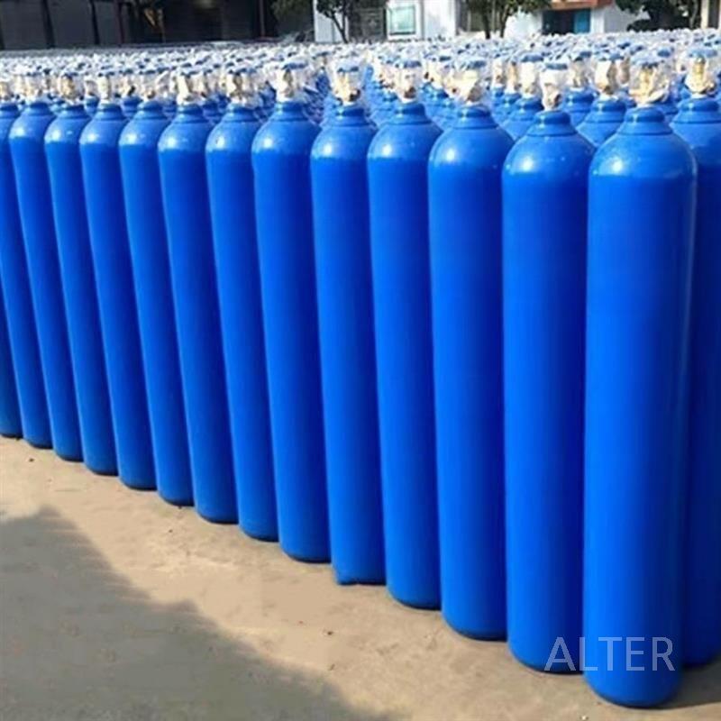 질소통 아르곤 알루미늄 산소통 co2 용접 헬륨 아르곤 10L+핸들 (빈통) - 상세 이미지 3