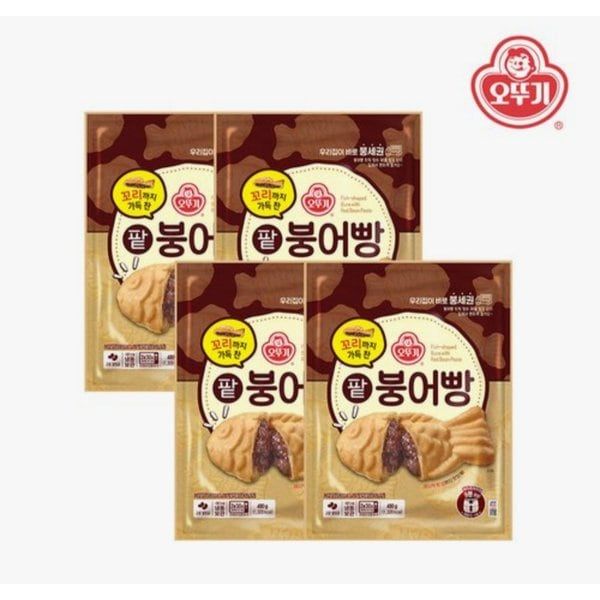 [백화점식품관] 오뚜기 꼬리까지가득찬 팥붕어빵480gx4 157045 : 부티크도쿄