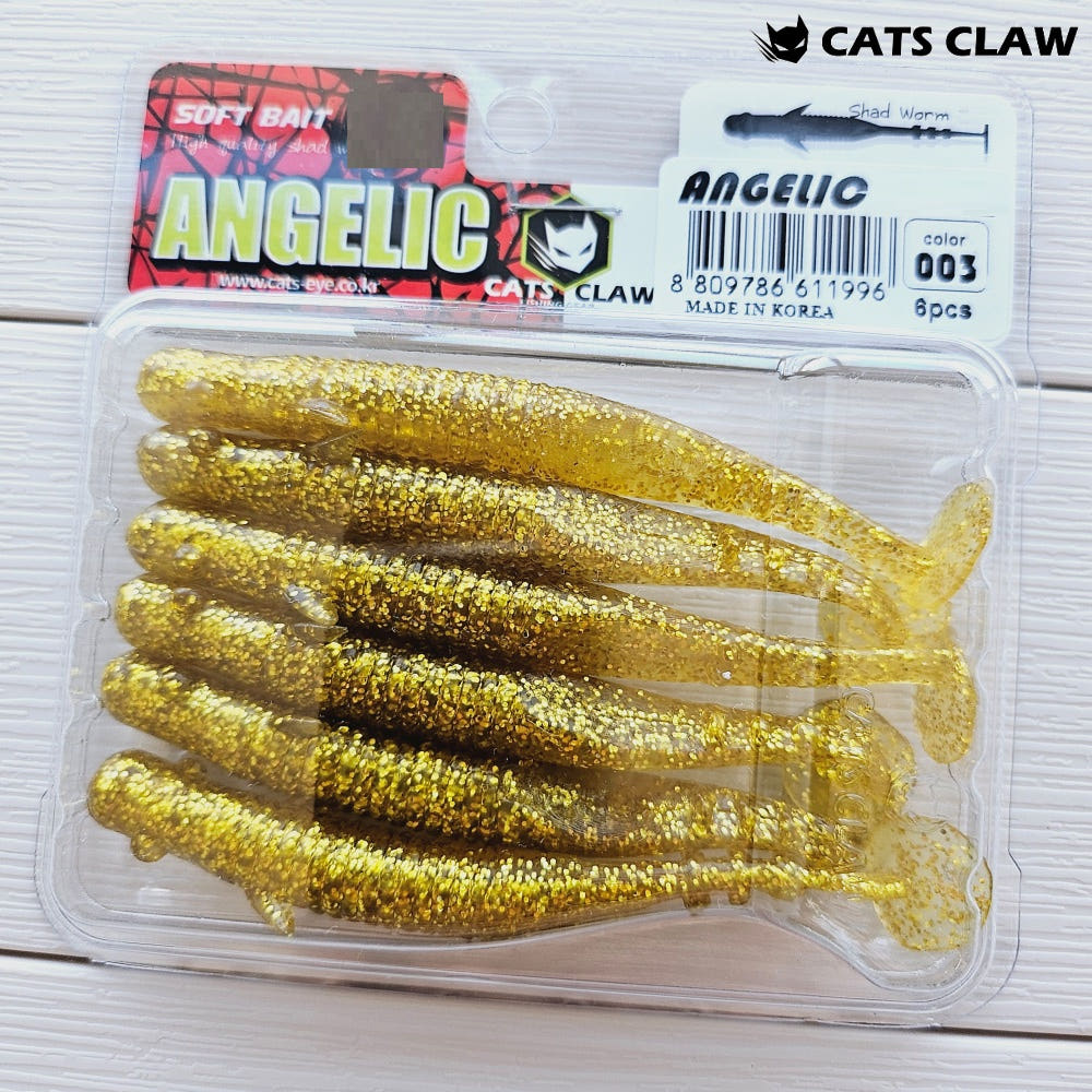 캣츠크로우 엔젤릭쉐드 갈치웜 풀치웜 점농어 003 골드, 8.9cm(3.5인치) - 상세 이미지 4