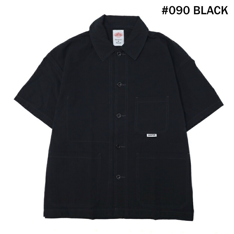 단톤 커버올 오가닉 코튼 반팔셔츠 남성 DT-B0239 MUG 블랙 40 - 상세 이미지 3