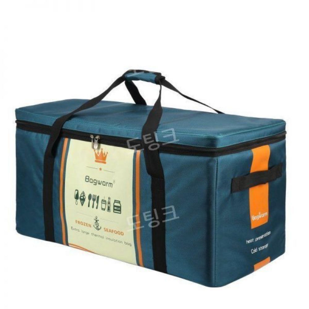 보온 배달가방 배민 라이더 초대형 대형 블루 - 상품 이미지