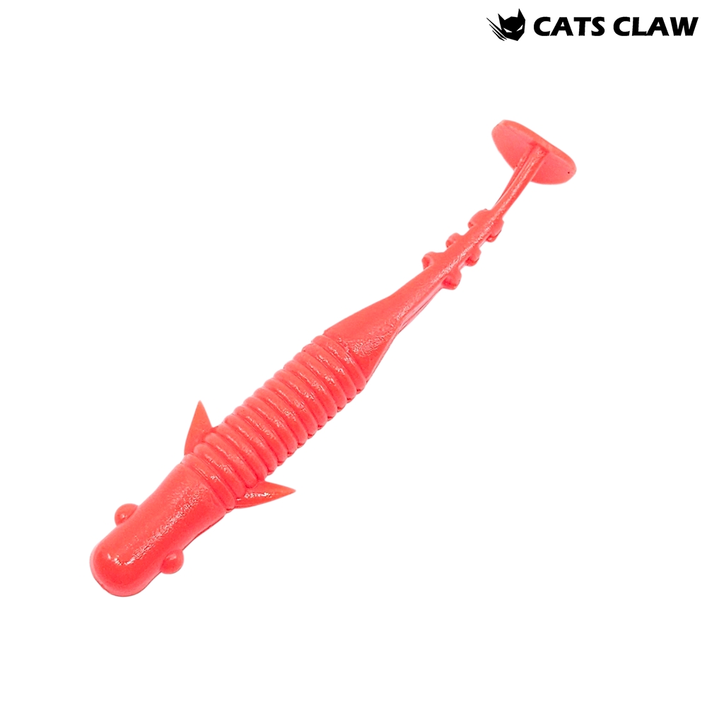 캣츠크로우 엔젤릭쉐드 갈치웜 풀치웜 점농어 005 레드, 8.9cm(3.5인치) - 상품 이미지
