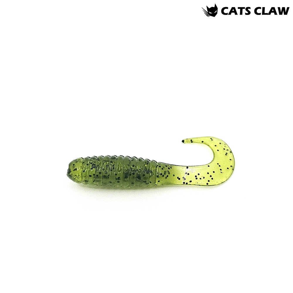 캣츠크로우 CTD 그럽웜 꺽지웜 꺽지미끼 쏘가리웜 027 워터멜론, 3.8cm(1.5인치) - 상품 이미지