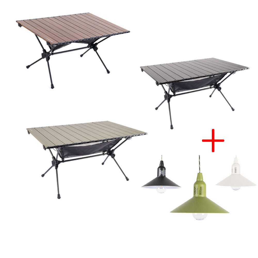 [풀다운랜턴증정] 몬테라 CVT2 테이블 M 경량 캠핑 롤테이블 높이조절