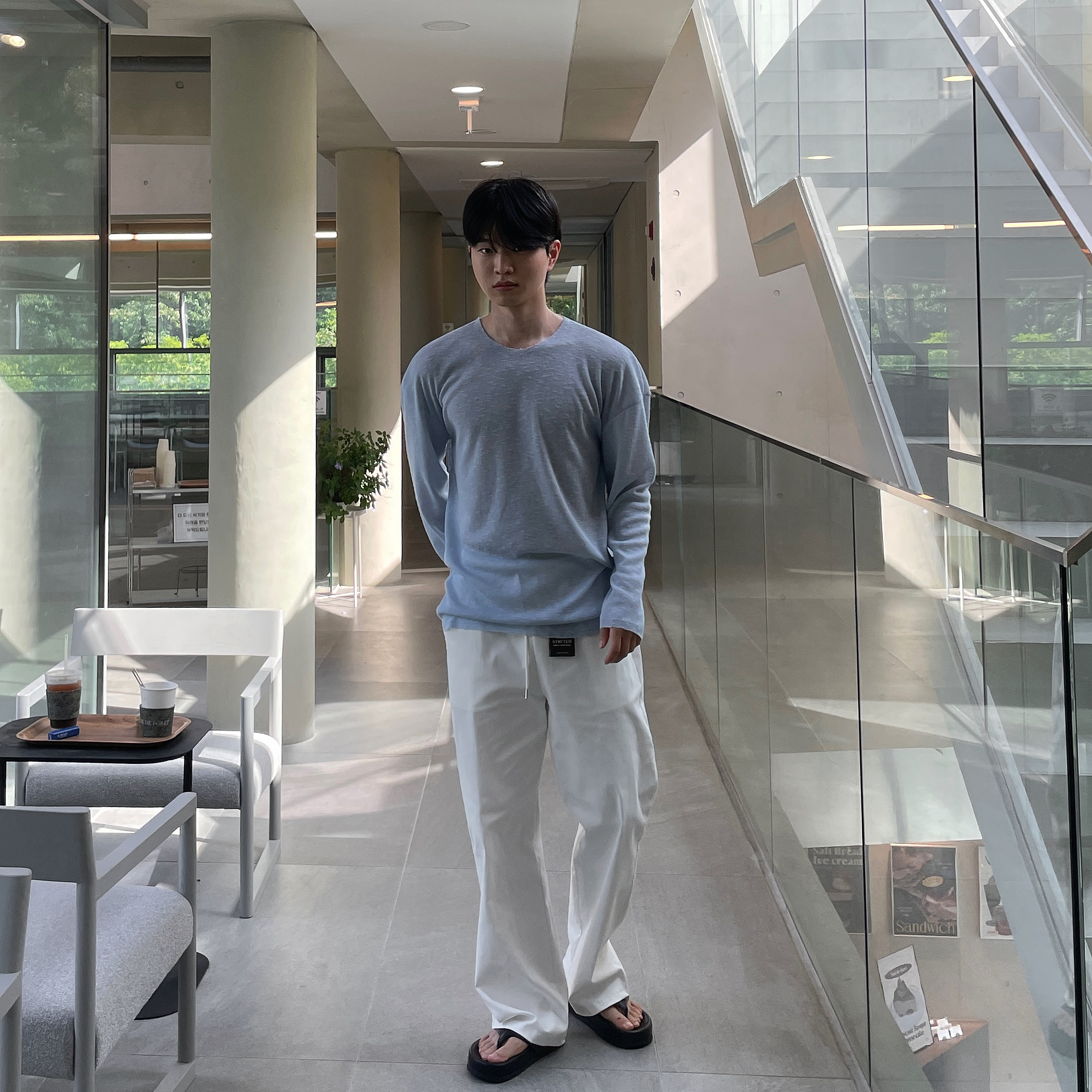 쿨티셔츠 쿨티 남자린넨티셔츠 이미지 8