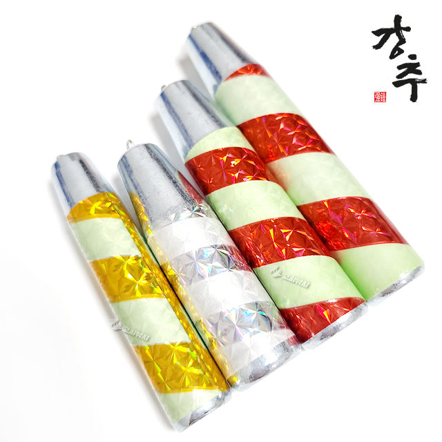 강추 홀로그램 야광추 야광 고리 봉돌 다운샷 낚시추 싱커 30호 - 상세 이미지 4