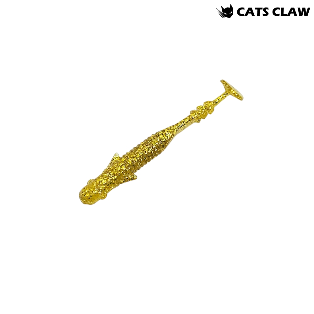 캣츠크로우 엔젤릭쉐드 갈치웜 풀치웜 점농어 003 골드, 6.3cm(2.5인치) - 메인 이미지