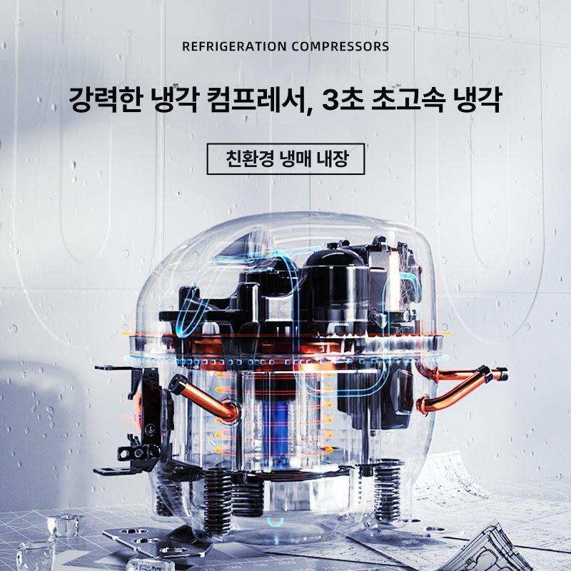 휴대용 이동식 에어컨 미니 캠핑용 배수리스 기능 휴대용에어컨 화이트-700w 냉각-설치 및 배수 없음 - 상세 이미지 4