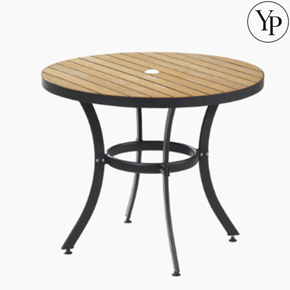 야외 원형 테이블 정원 인테리어 테라스 탁자