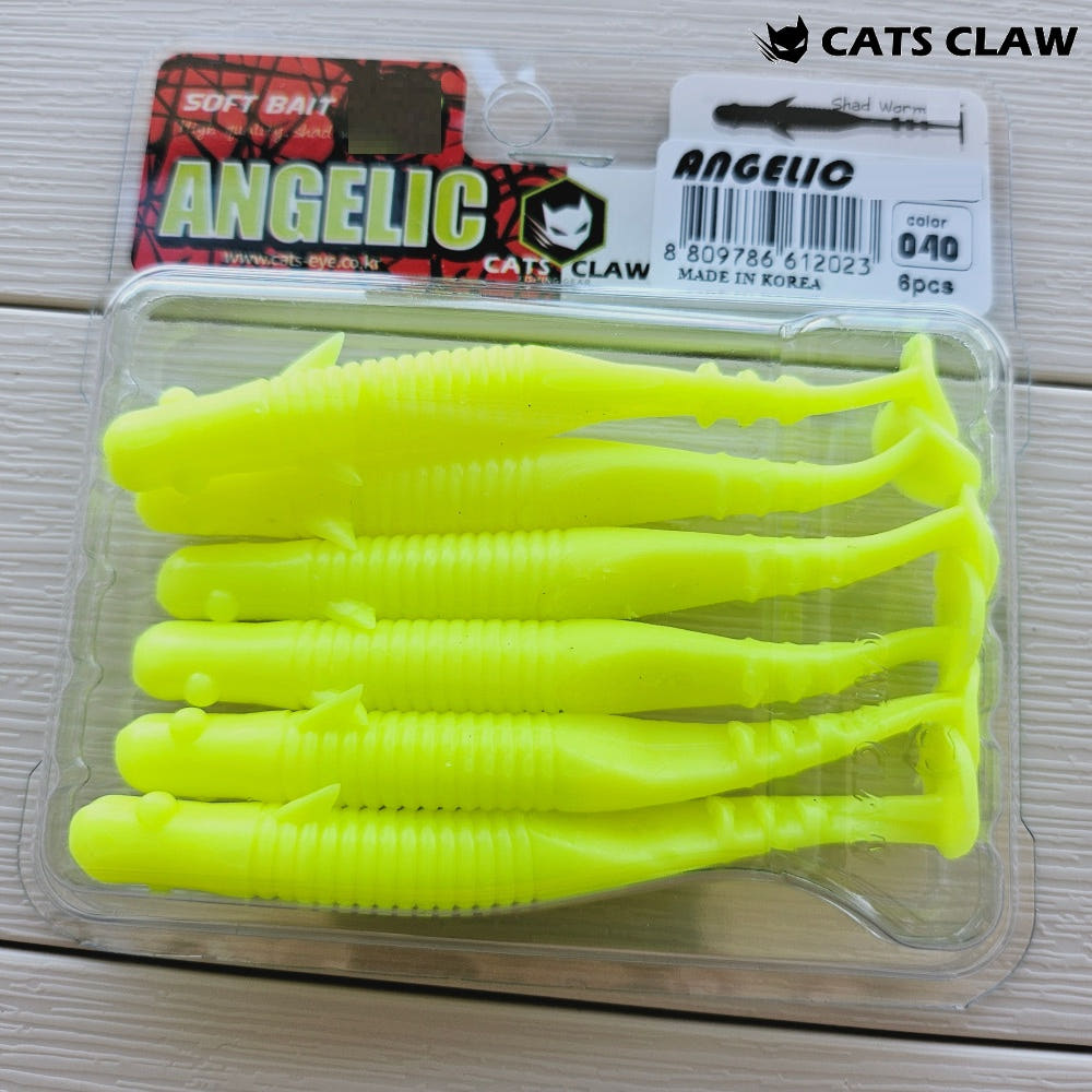 캣츠크로우 엔젤릭쉐드 갈치웜 풀치웜 점농어 040 차트, 8.9cm(3.5인치) - 상세 이미지 4