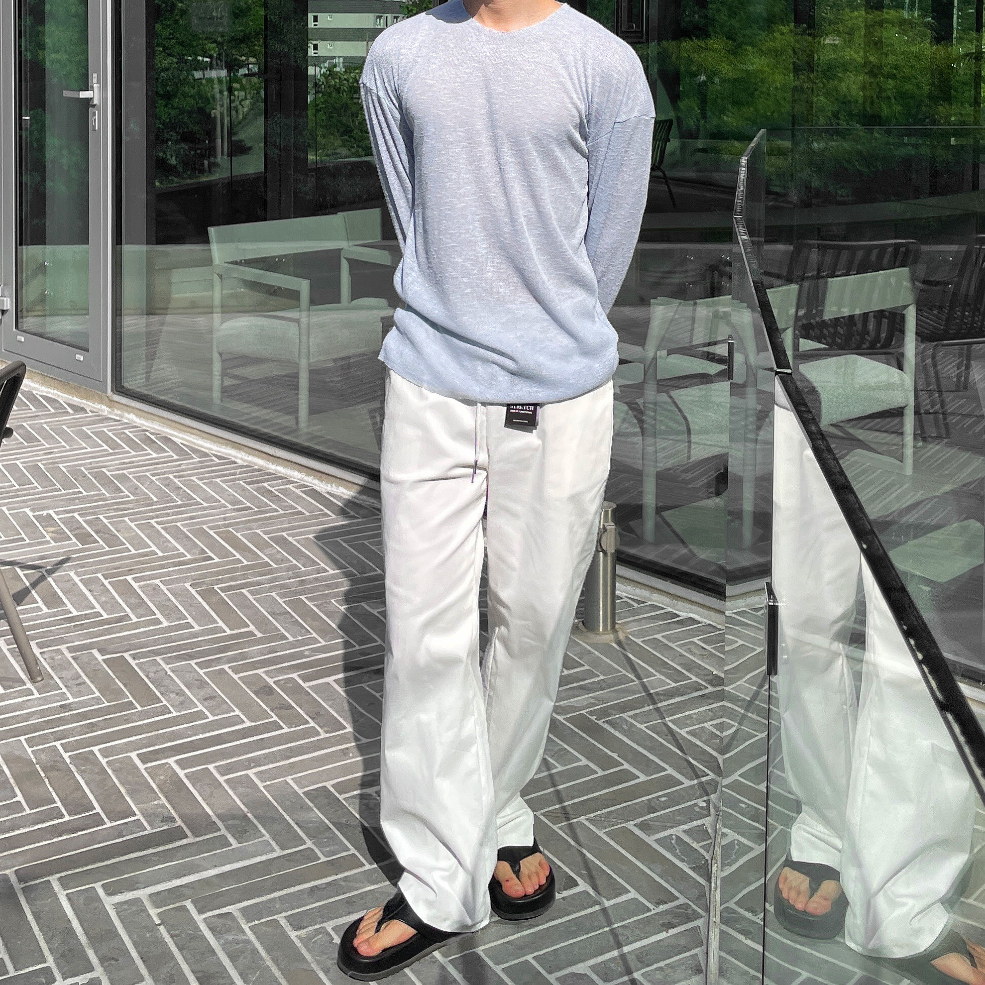 남자통바지 벌룬팬츠 치노팬츠 이미지 8