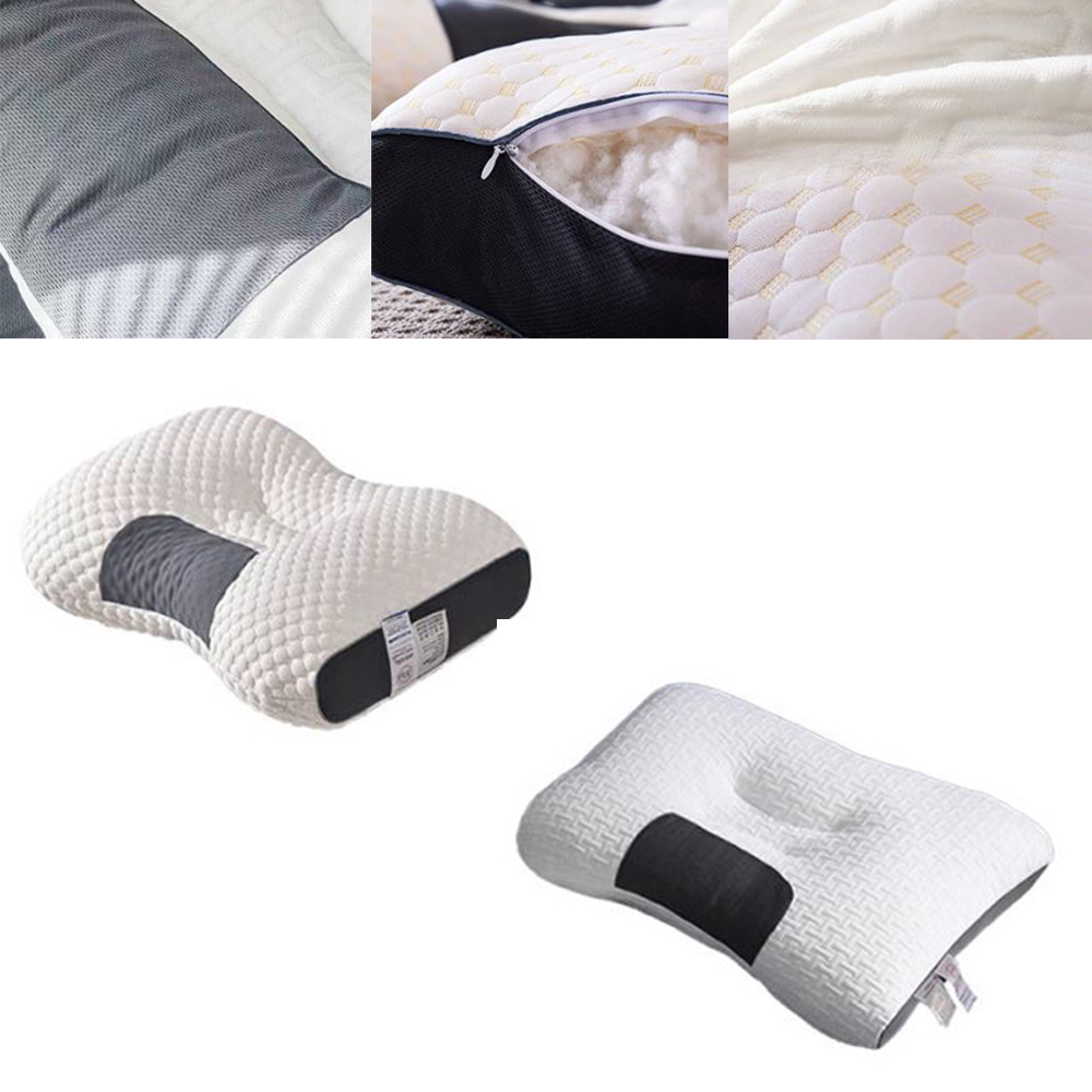 초극세 매쉬 경추배게 통기성 실크 수면 탄성 숙면 베개