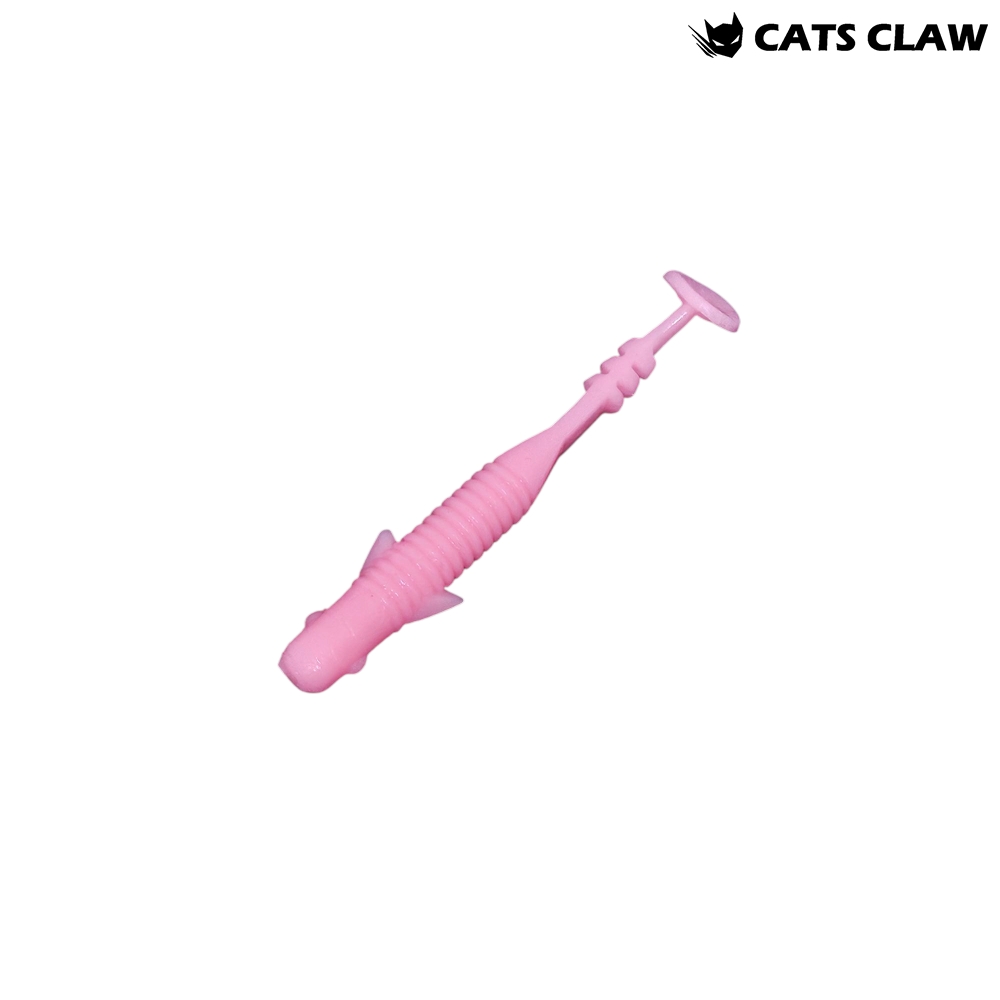 캣츠크로우 엔젤릭쉐드 갈치웜 풀치웜 점농어 037 핑크, 6.3cm(2.5인치) - 메인 이미지