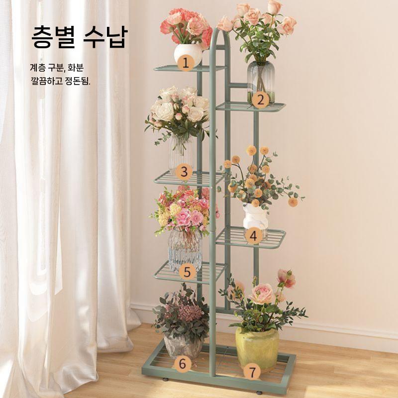 철제 화분진열대 화분선반 정리 거치대 스탠드 베란다 - 상세 이미지 3