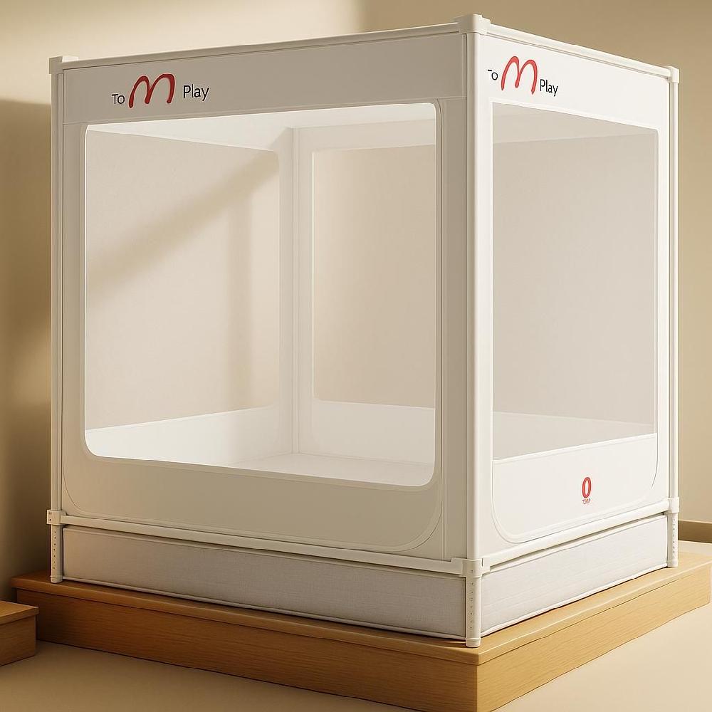 침대 사각모기장 대형 실내 텐트형 가정용모기장 화이트 기본형 1.5x1.9m (더블)