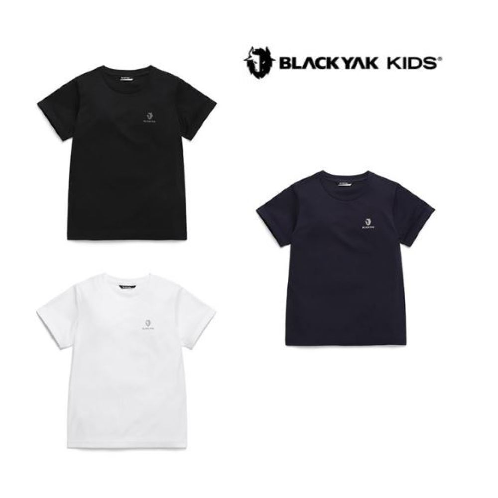 솔리드형 반팔 티셔츠 3PACK 세트 BK트리플라운드T1/블랙야크키즈 : 롯데백화점 일산점