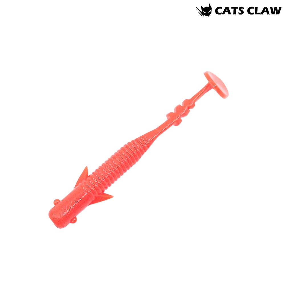 캣츠크로우 엔젤릭쉐드 갈치웜 풀치웜 점농어 005 레드, 7.6cm(3인치) - 상품 이미지