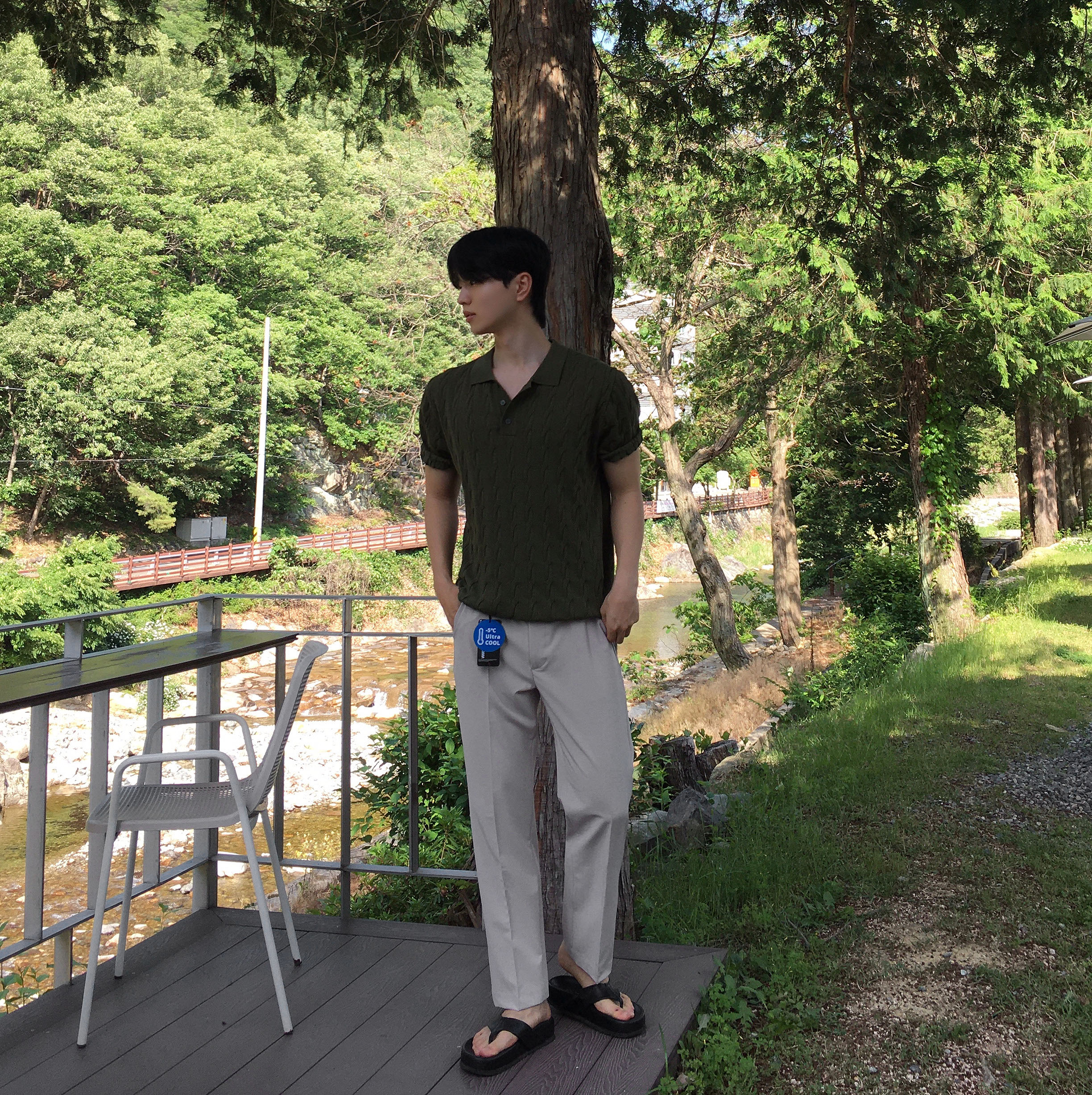 남자린넨팬츠 남자여름슬랙스 여름정장바지 이미지 7
