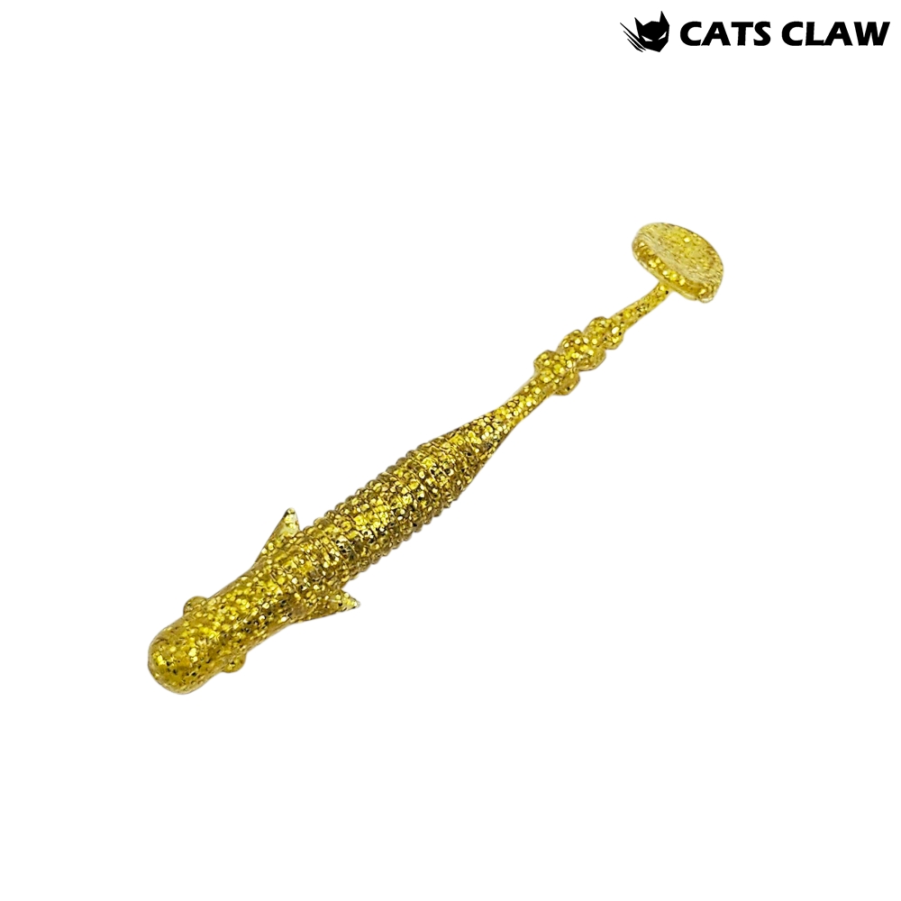캣츠크로우 엔젤릭쉐드 갈치웜 풀치웜 점농어 003 골드, 7.6cm(3인치) - 메인 이미지