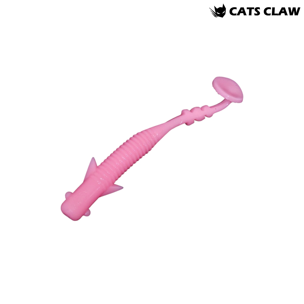 캣츠크로우 엔젤릭쉐드 갈치웜 풀치웜 점농어 037 핑크, 7.6cm(3인치) - 메인 이미지