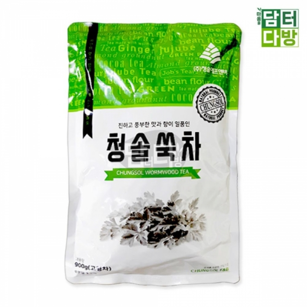 청솔 자판기용 쑥차 900g 청솔 자판기용쑥차 청솔쑥차 자판기용차 쑥차900g 쑥차대용량 자판기맛 탕비실 식당 사무실 : 더건강드림