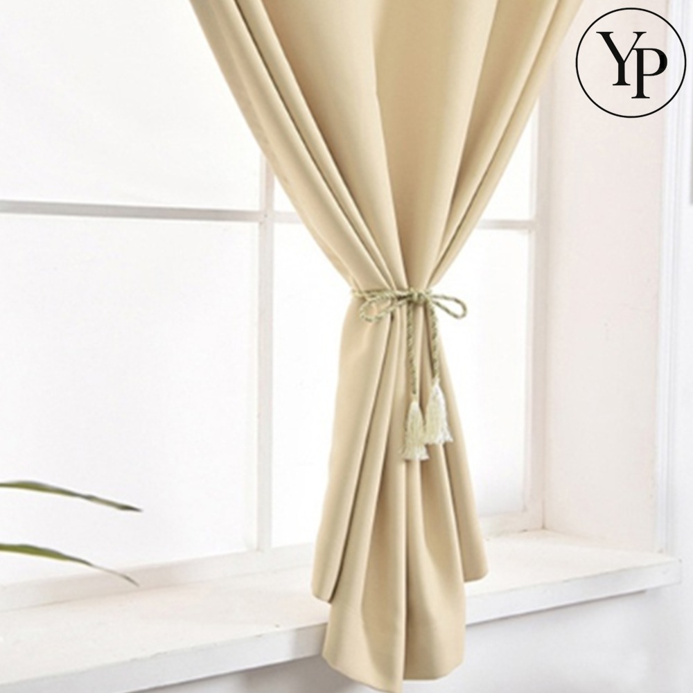 간편 무타공 암막 커튼 찍찍이 거실 침실 자외선 차단 붙이는 커텐