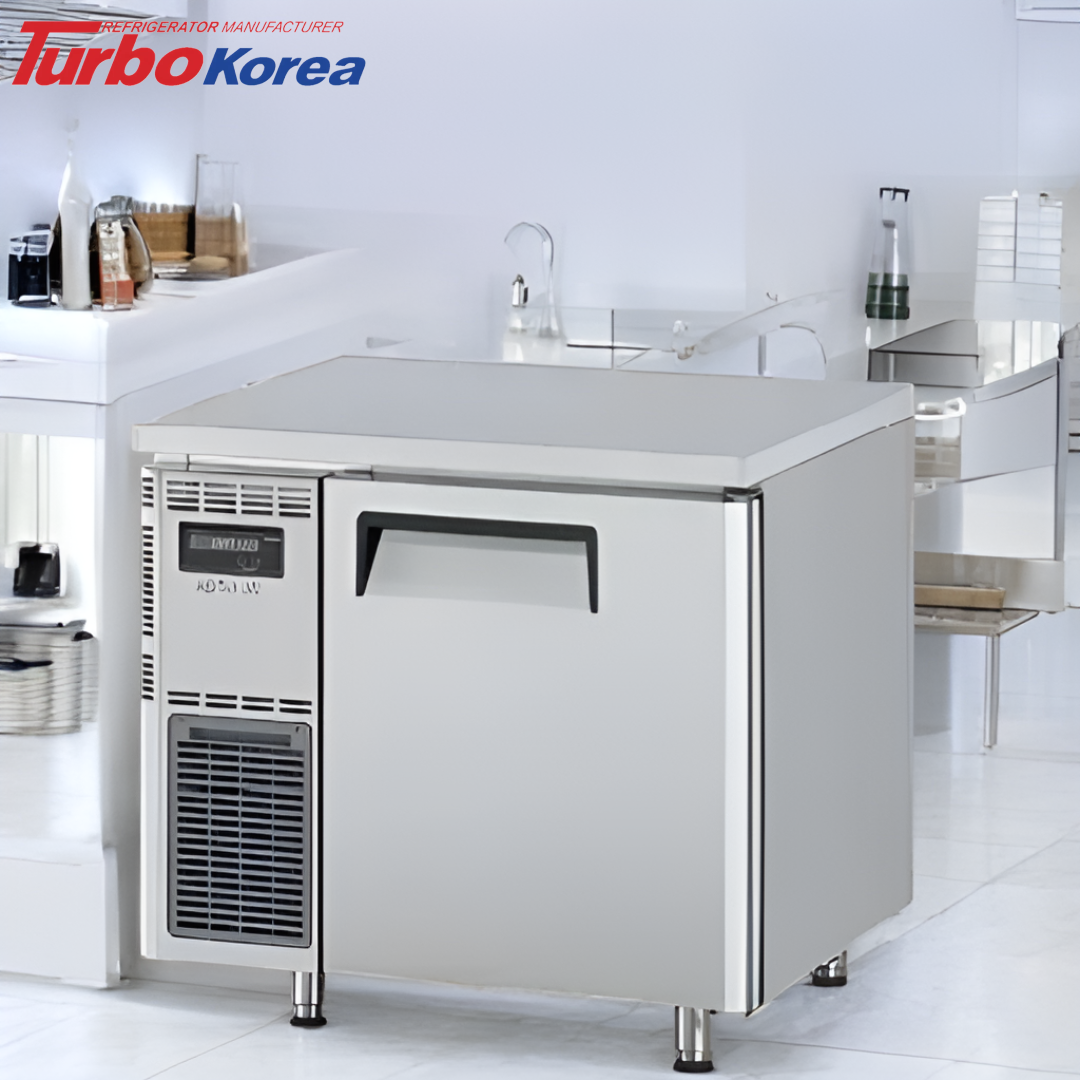 테이블냉동고 900 터보에어 간냉식 성에안생기는 식당 카페 영업용 상업용 KUF9-1 - 메인 이미지