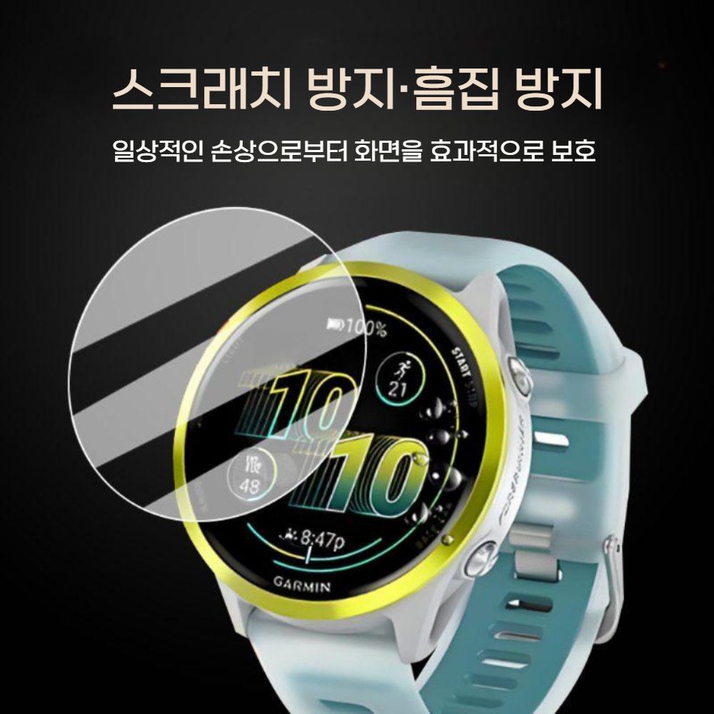 가민 포러너 570 액정 보호 필름  스크린 먼지 플러그 고화질 커버 - 상세 이미지 5