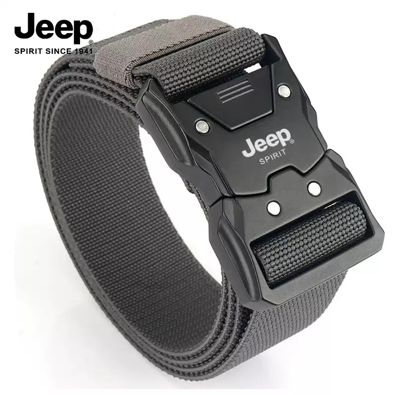 JEEP SPIRIT 남녀공용 캐주얼 캔버스 스판 벨트 - 상품 이미지