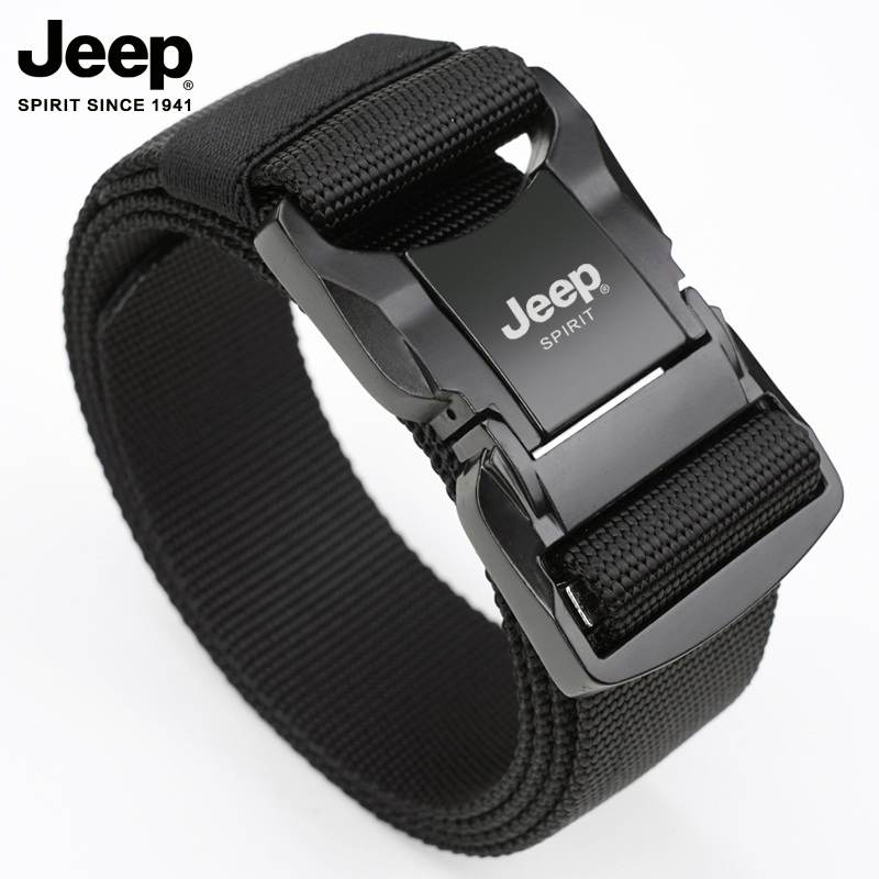 JEEP SPIRIT 남녀공용 캐주얼 캔버스 스판 벨트 이미지 6