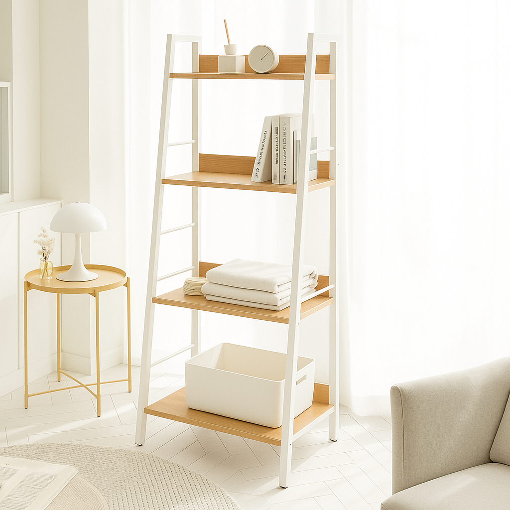 이케아 선반 수납선반 다용도 팬트리 철제 모듈 조립 선반장 레르베리 선반 4단 화이트