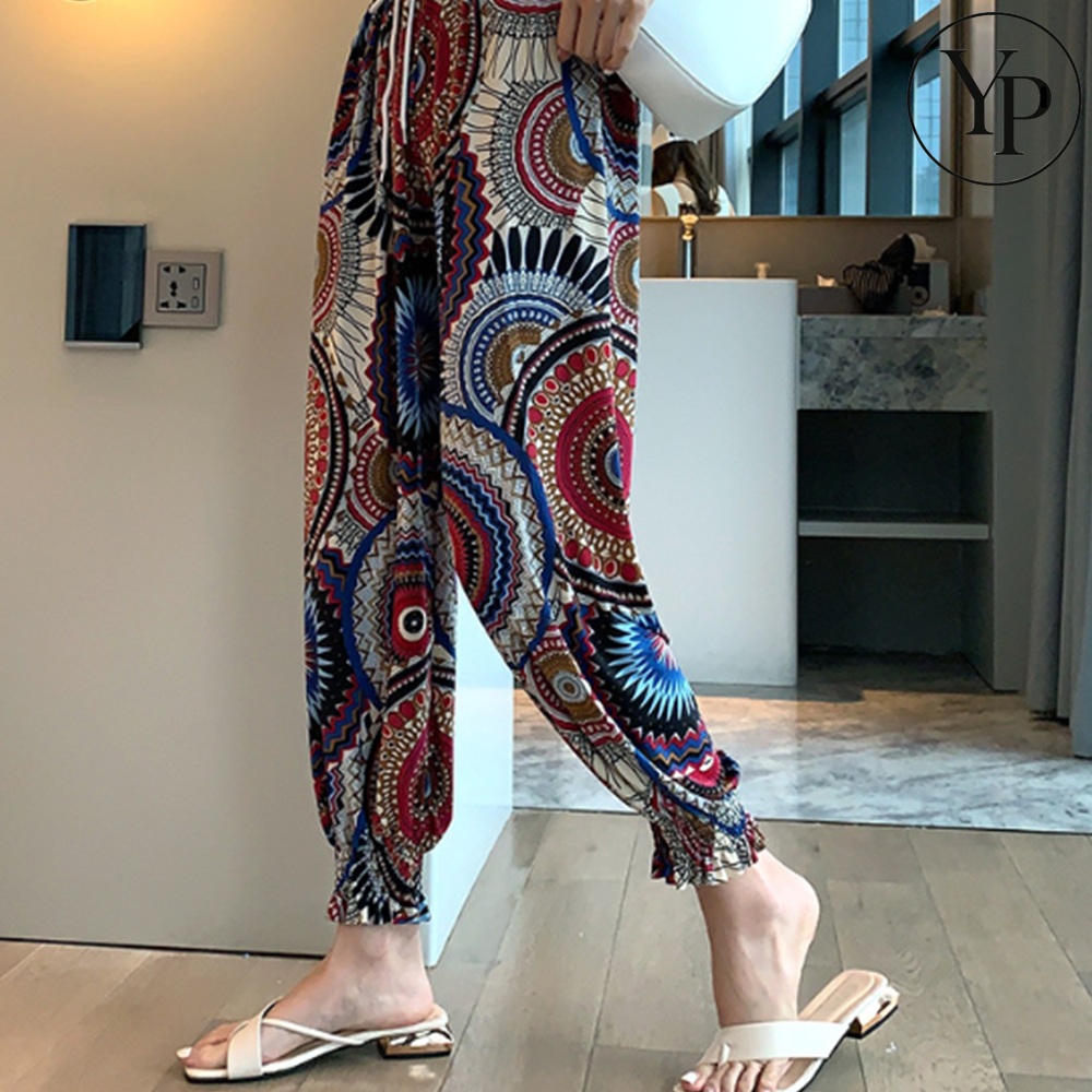 빅사이즈 여성 여름바지 하이웨스트 조거팬츠 냉장고 쿨링 팬츠