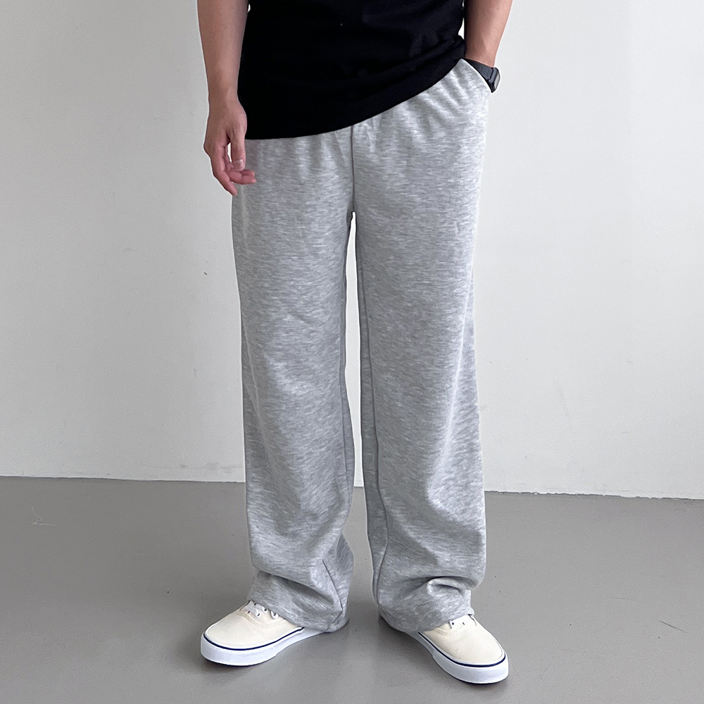 남자와이드트레이닝팬츠 스웻팬츠 무지트레이닝바지 - 상품 이미지