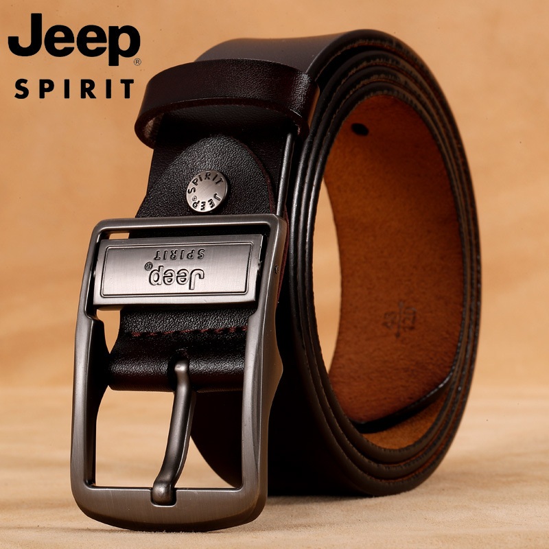 JEEPSPIRIT 남성용 가죽 자동 버클 벨트 - 상세 이미지 2
