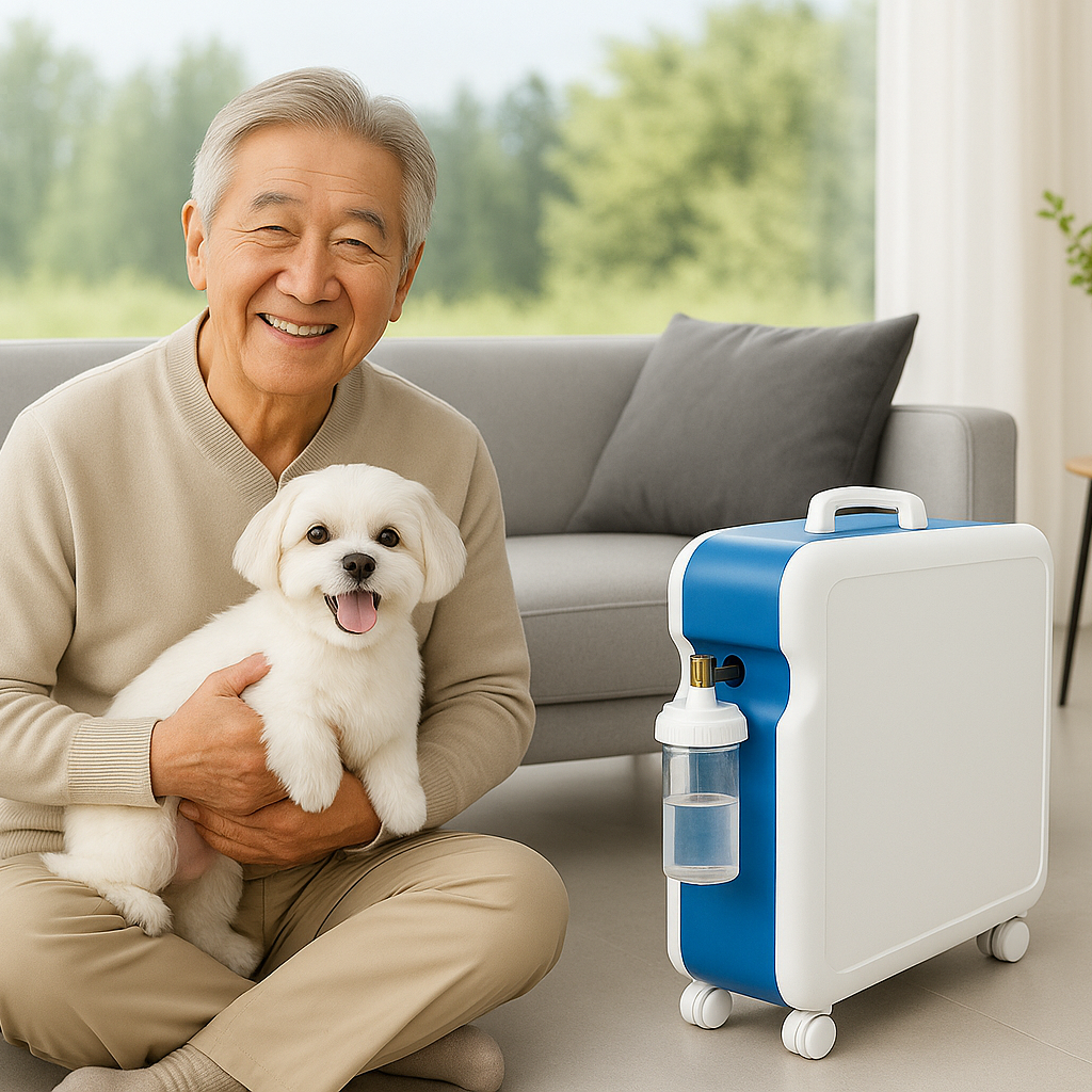 의료용 산소발생기 크로버 가정용 산소호흡기 크로바 휴대용 산소통 대여 렌탈